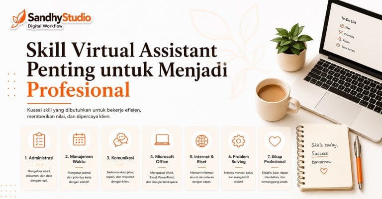 Skill Virtual Assistant Penting Untuk Menjadi Profesional