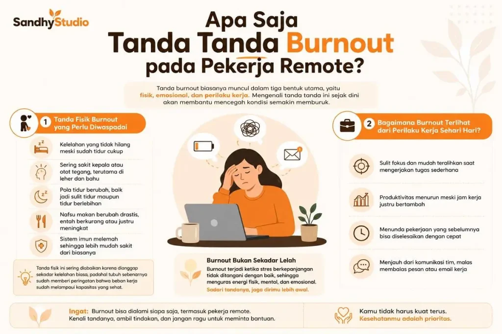Tanda Burnout Pada Pekerja Remote Dan Cara Mengatasinya 1