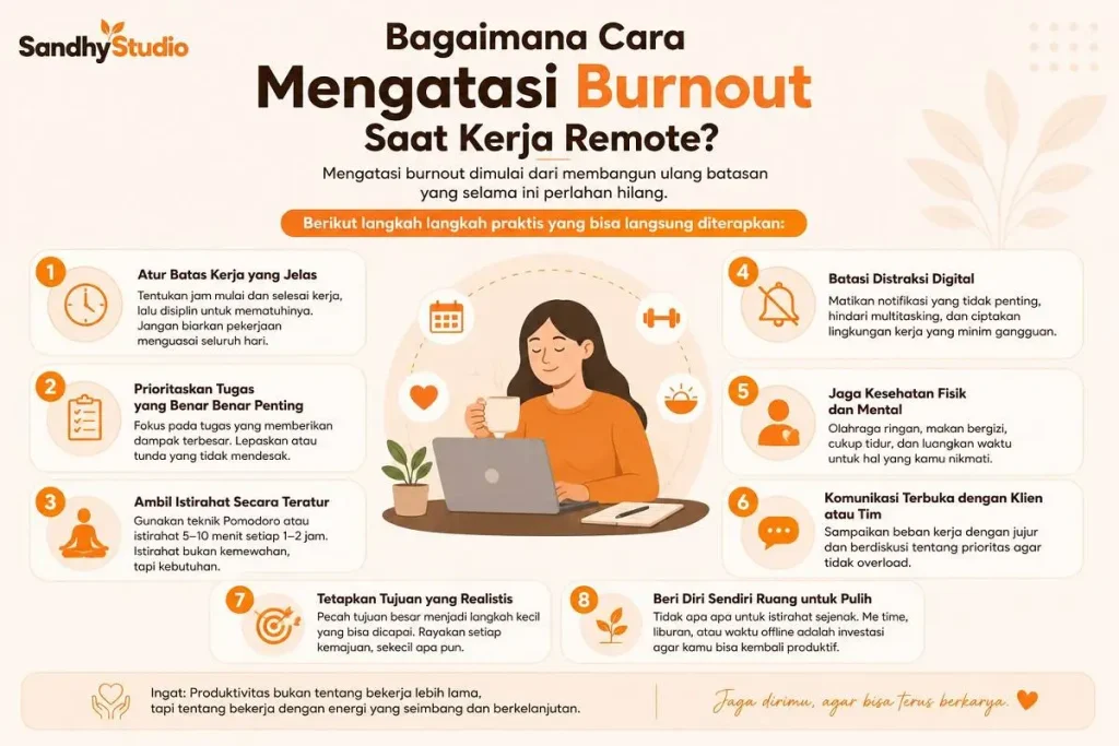 Tanda Burnout Pada Pekerja Remote Dan Cara Mengatasinya