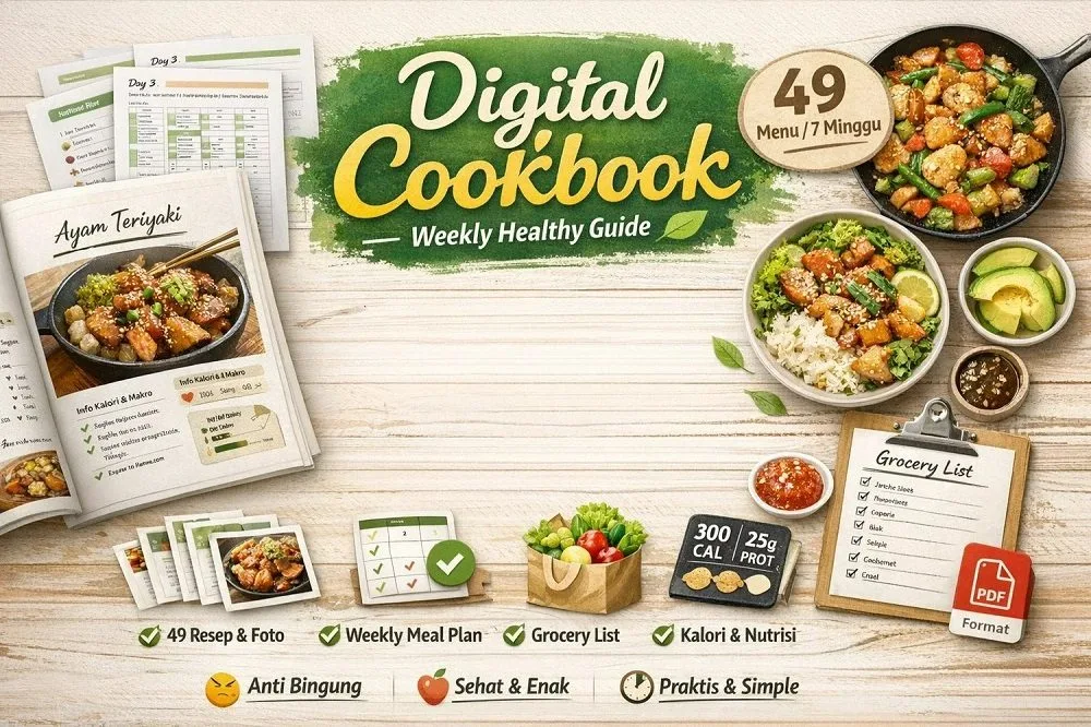 Digital Cookbook: Weekly Healthy Guide