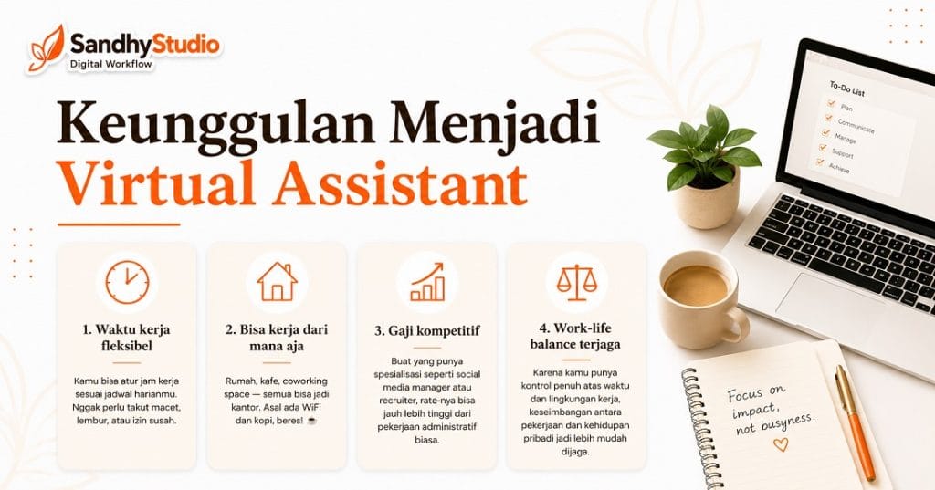 Keunggulan Menjadi Virtual Assistant
